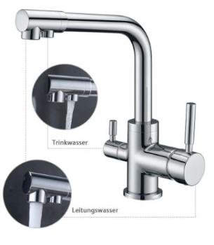 Osmose Wasserhahn drehbarer